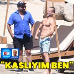 Rıza Kocaoğlu’ndan “Kaslıyım ben” şovu